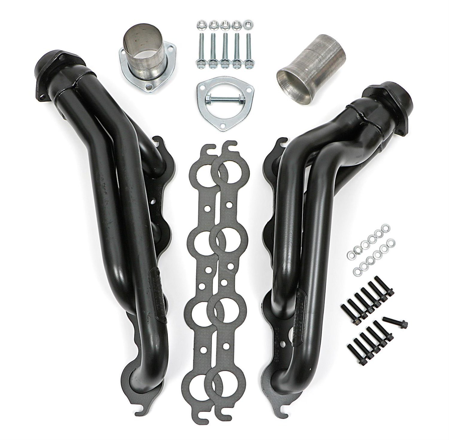 Mid-Length LS-Engine Swap Headers 1982-2004 Chevy/GMC S10/S15 (2WD), 1 1/2 in. Tube Diameter [Uncoated Finish]