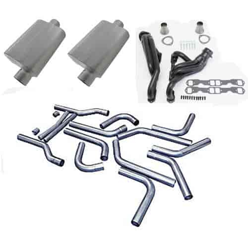 Exhaust System Kit for 1967-72 Big Block Chevy/GMC C10 Truck 2WD Includes: