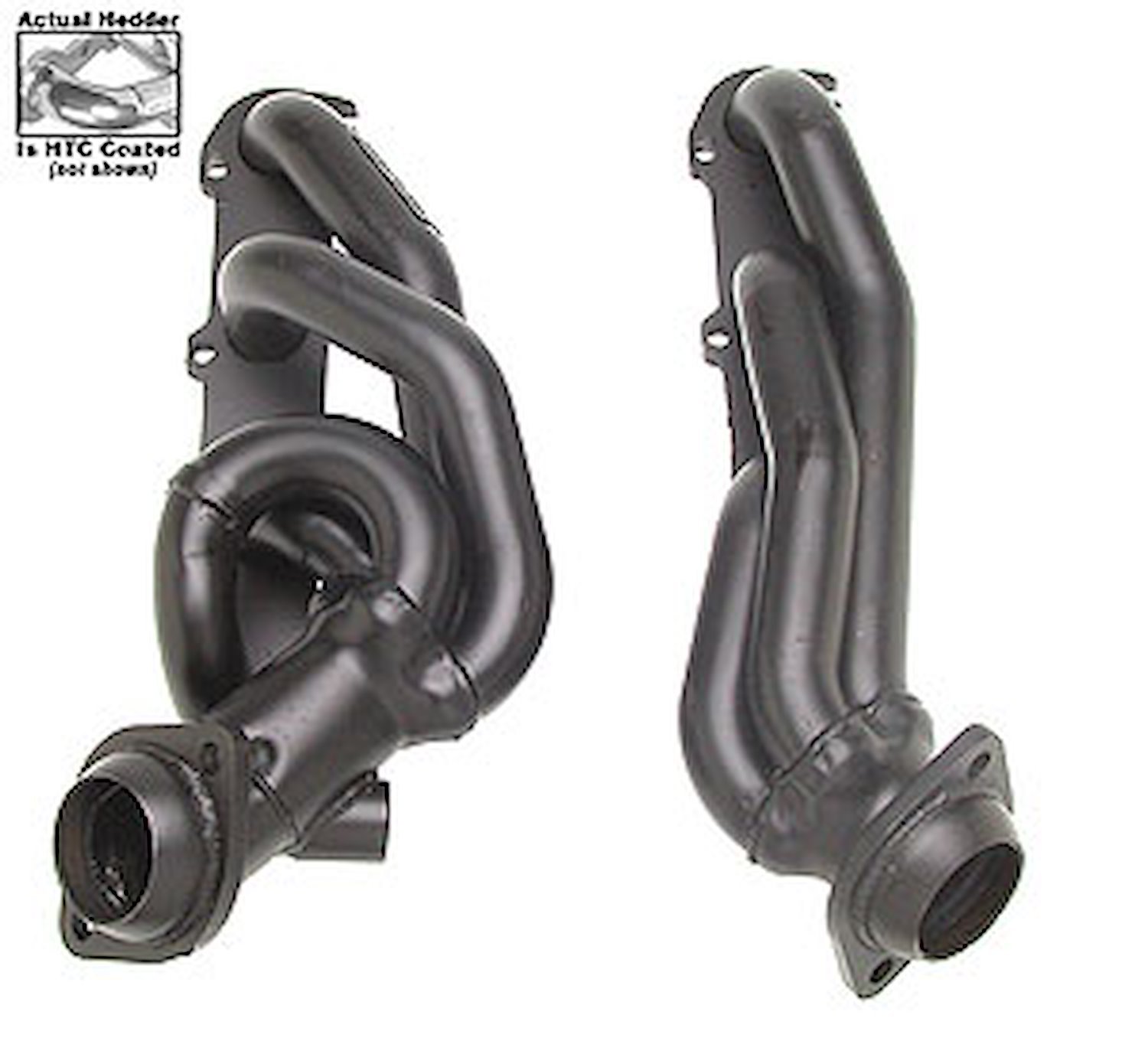 Standard Duty HTC Coated Shorty Headers 1997-02 Ford Expedition 5.4L