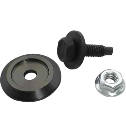 Hex Head Black Body Bolt and Washer Kit - 50 Piece