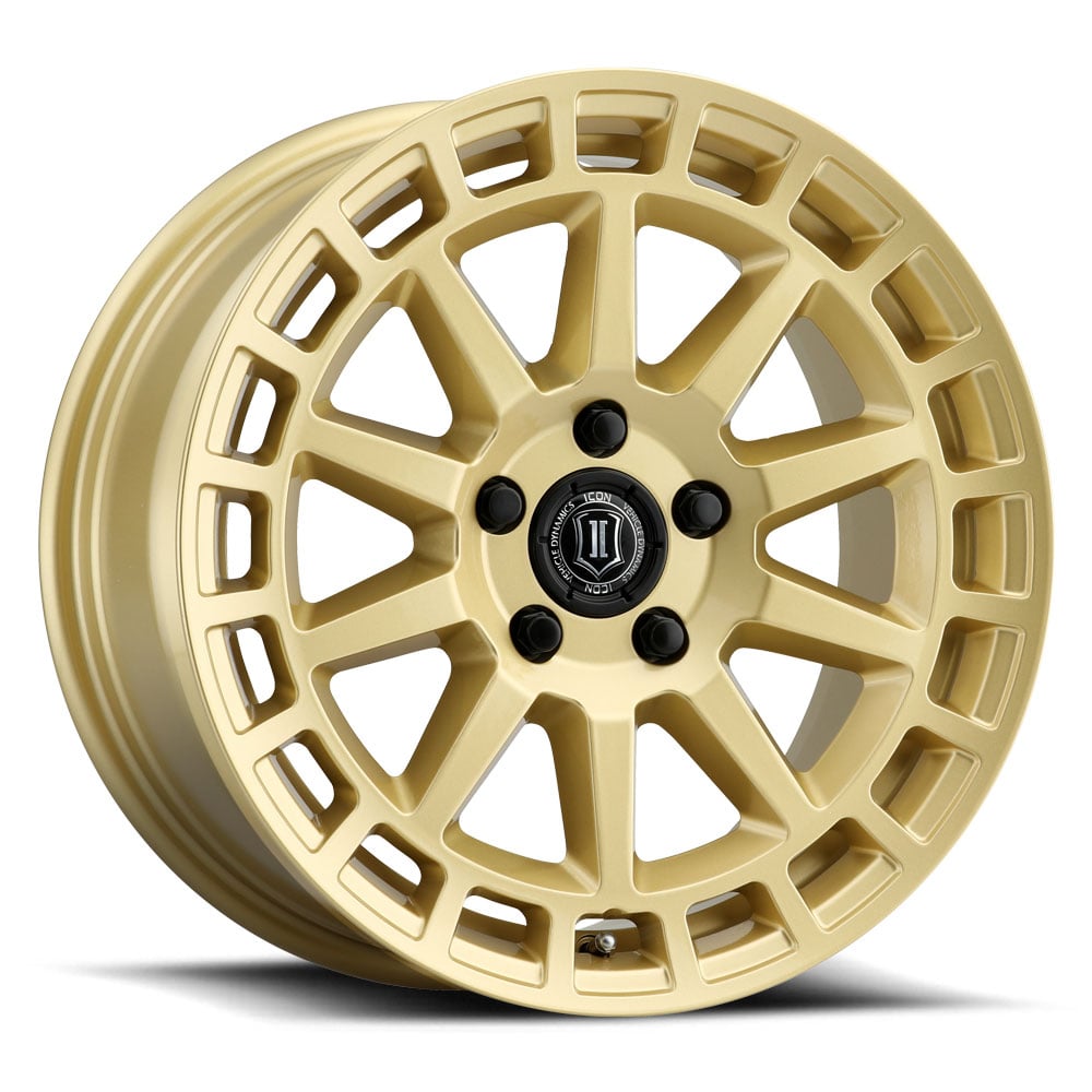 JOURNEY Wheel, Size: 17 X 8", Bolt Pattern: 5 X 4.5" [Gloss Gold]