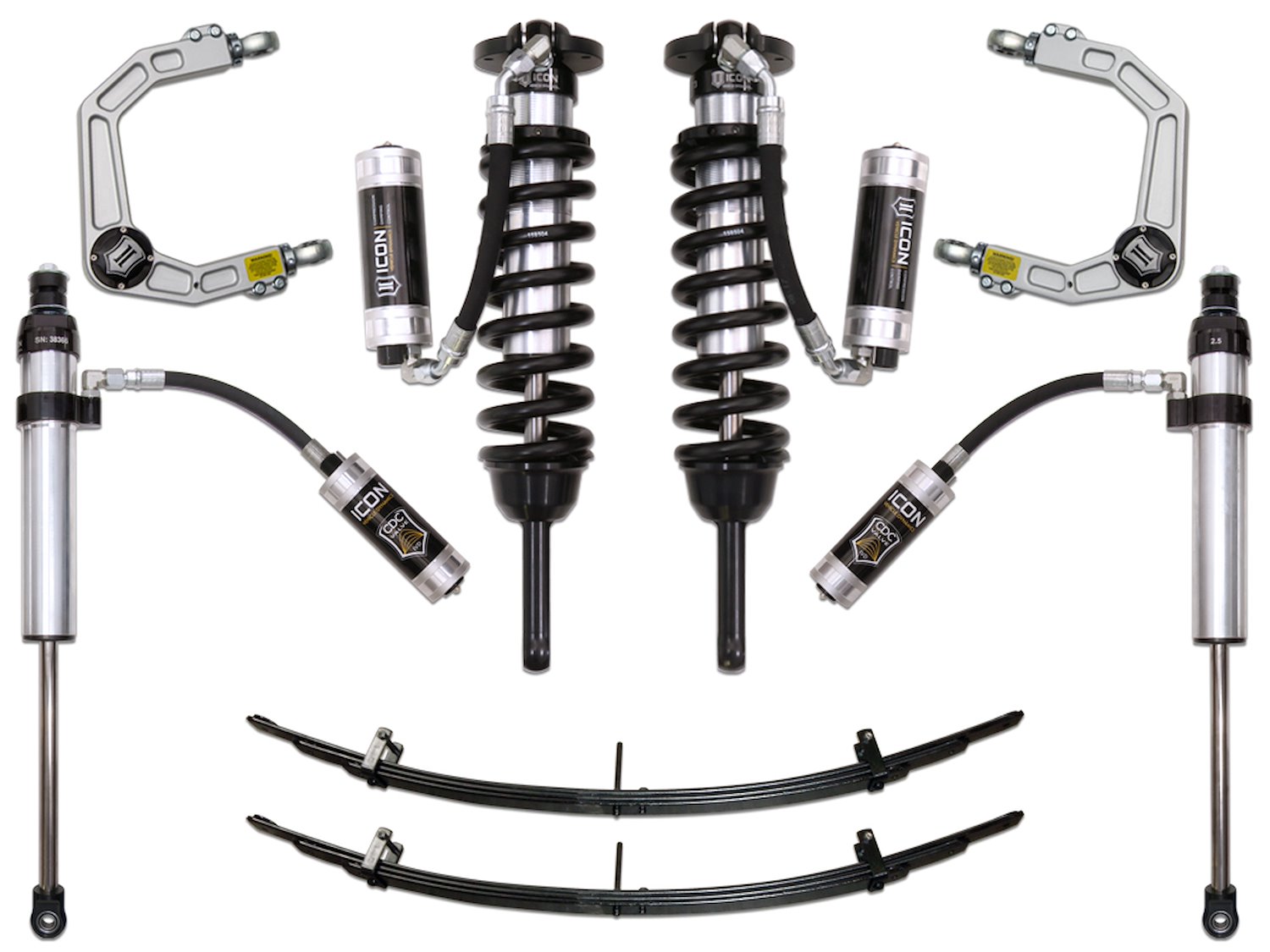 2005-2015 TACOMA 0-3.5 in. LIFT/16-UP 0-2.75 in. LIFT STAGE 6 SUSPENSION SYSTEM WITH BILLET UPPER CONTROL ARMS