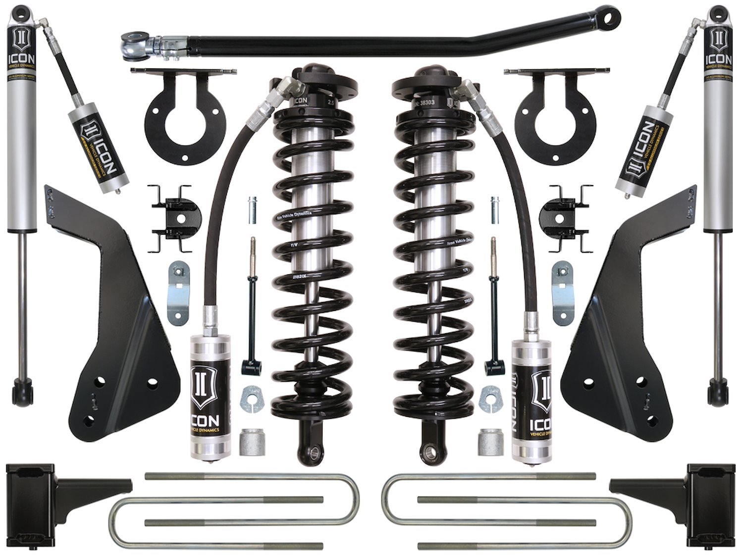 2005-2007 FORD F-250/F-350 4-5.5 in. LIFT STAGE 1 COILOVER CONVERSION SYSTEM