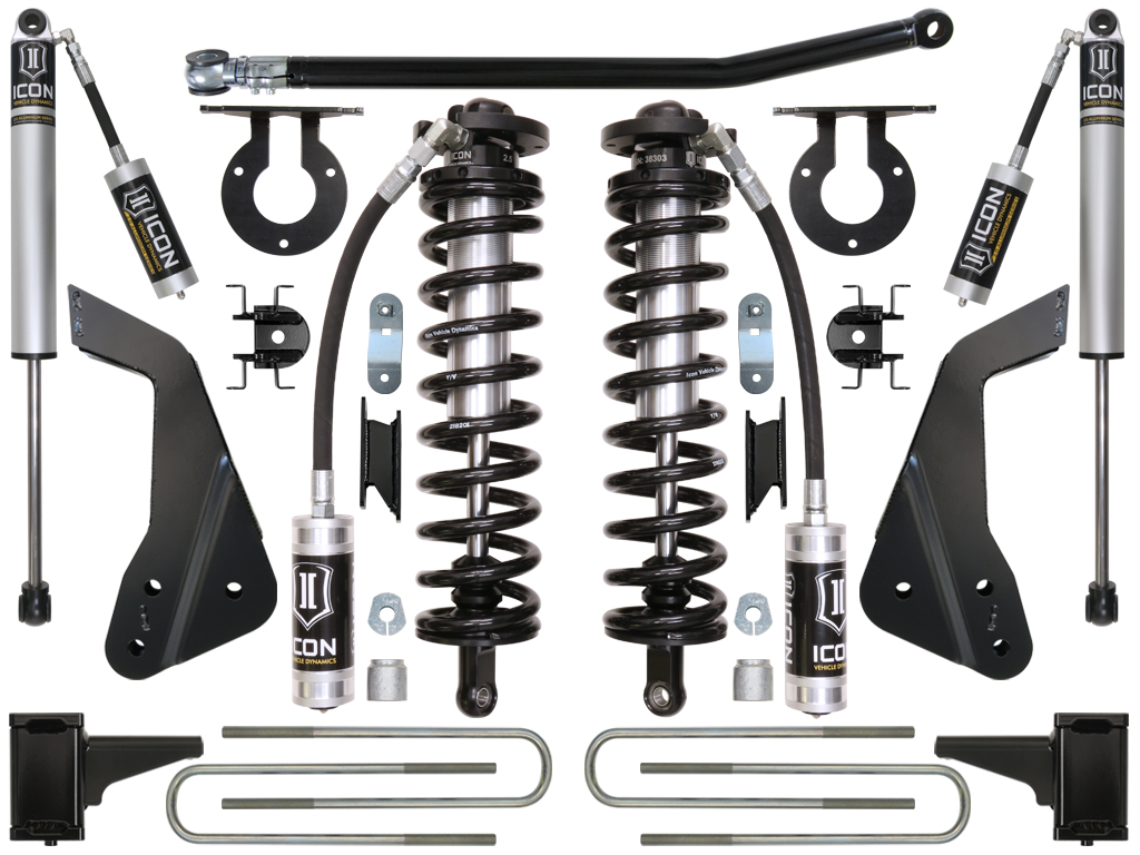 2008-2010 FORD F-250/F-350 4-5.5 in. LIFT STAGE 1 COILOVER CONVERSION SYSTEM