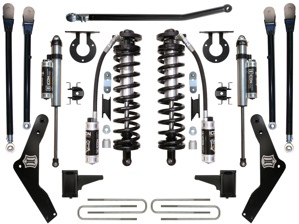 2011-2016 FORD F-250/F-350 4-5.5 in. LIFT STAGE 4 COILOVER CONVERSION SYSTEM