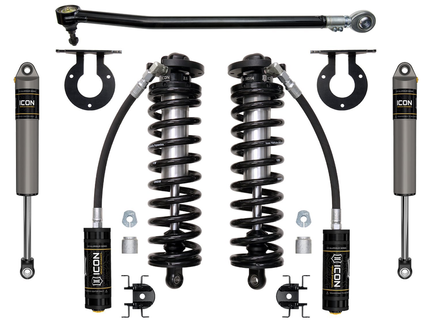 2017-UP FORD F-250/F-350 2.5-3 in. LIFT STAGE 2 COILOVER CONVERSION SYSTEM