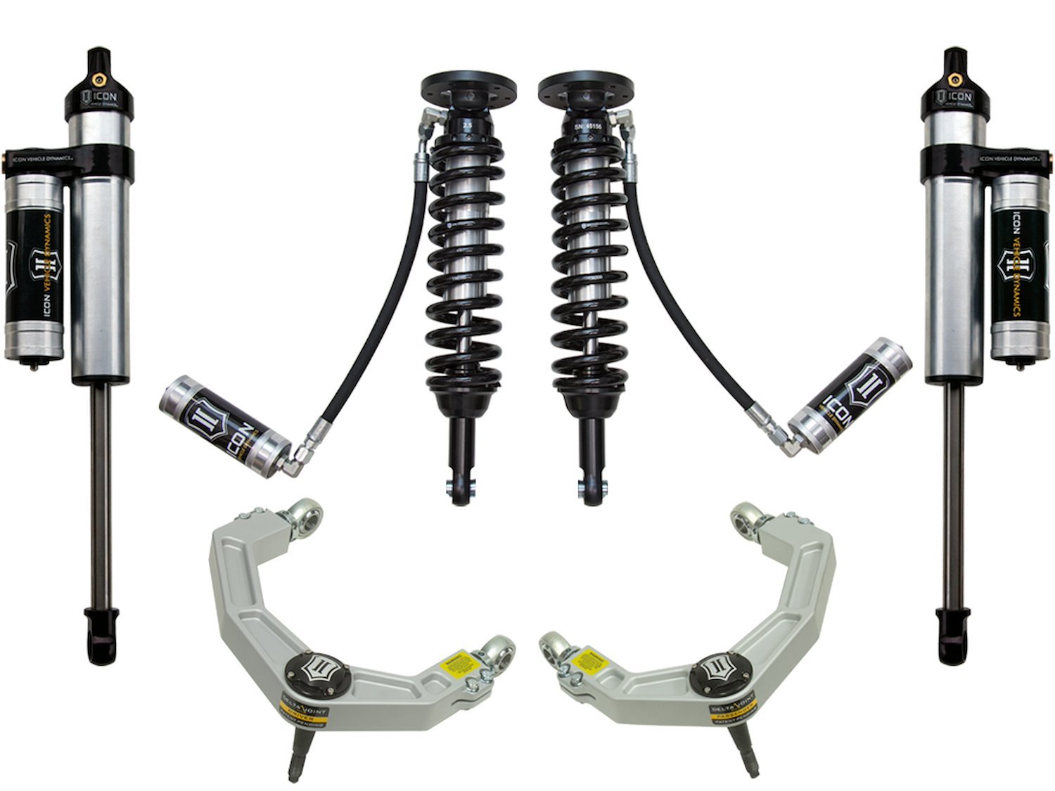 2009-2013 FORD F150 4WD 1.75-2.63 in. LIFT STAGE 4 SUSPENSION SYSTEM WITH BILLET UCA