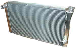 Chevy / GM Style Aluminum Radiator Overall Size: 16" x 27.5"
