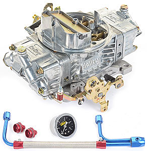 Zinc-Coated Double Pumper Carburetor Kit 600 cfm