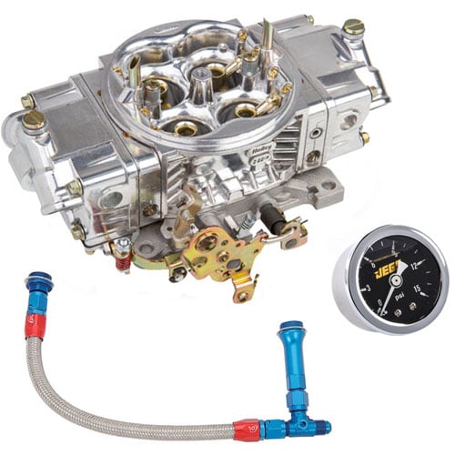 Aluminum Street HP Carburetor Kit Includes: 850 CFM Carburetor