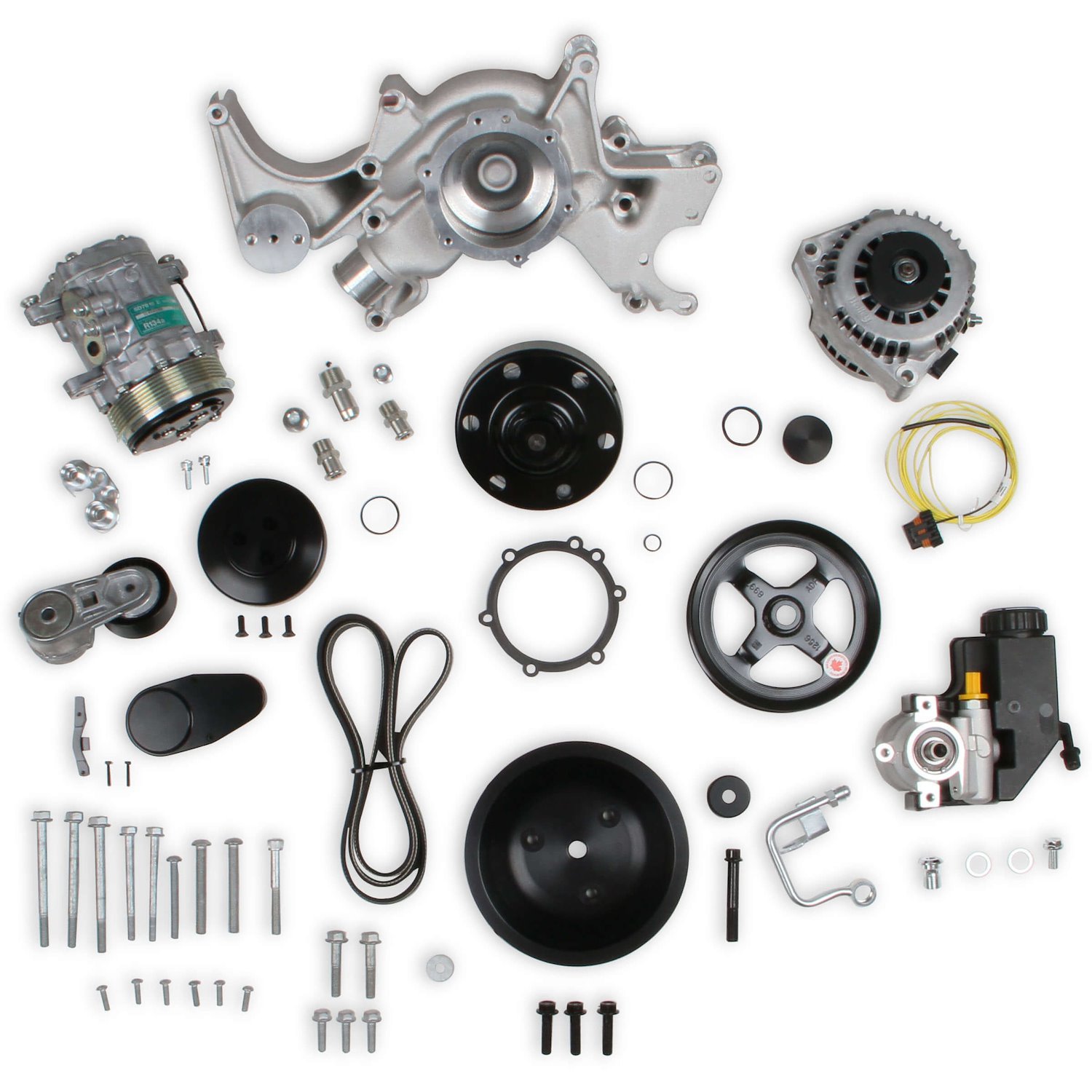 20-240 Small Block Chevy Mid-Mount Complete Accessory Drive Kit