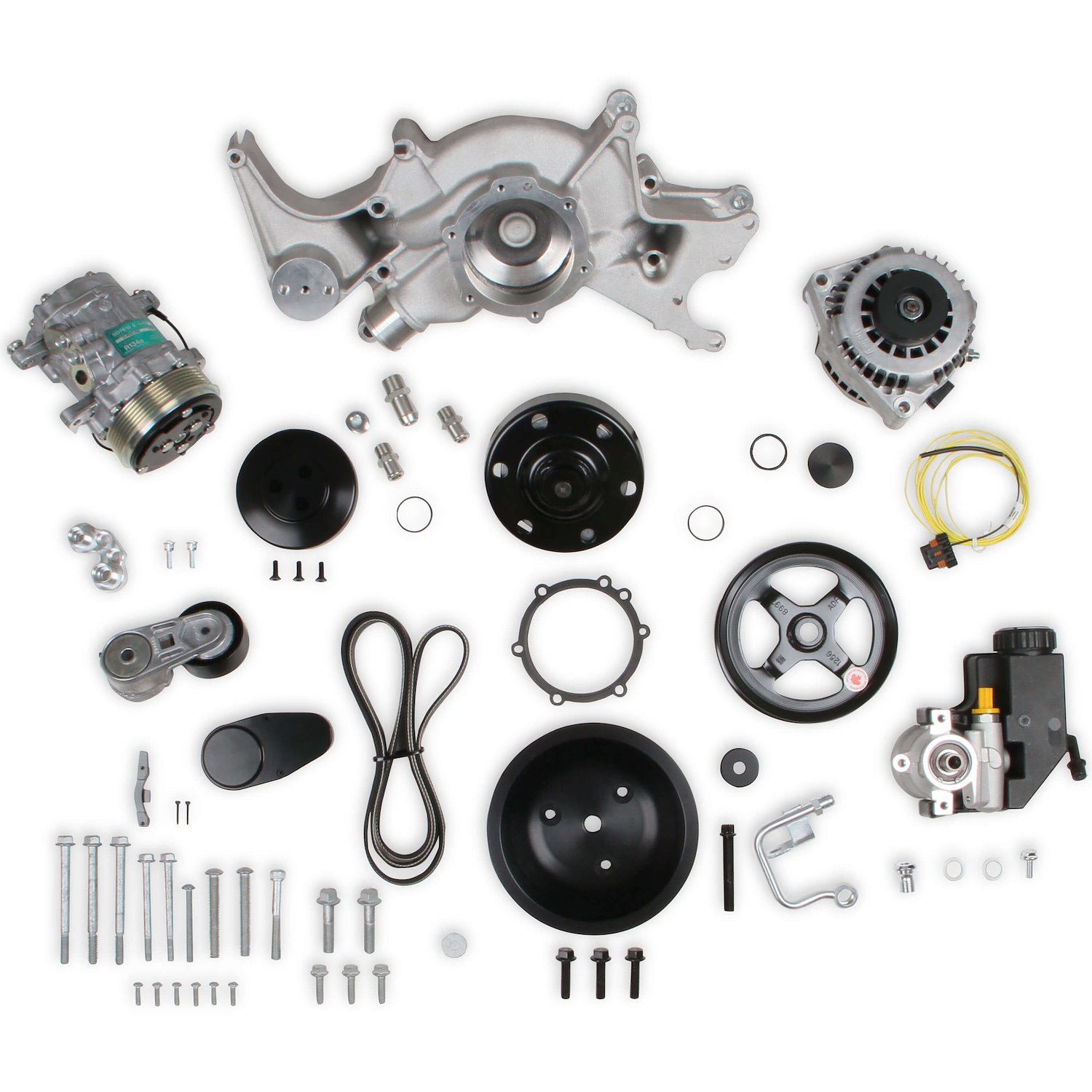 20-242 Big Block Chevy Mid-Mount Complete Accessory Drive Kit