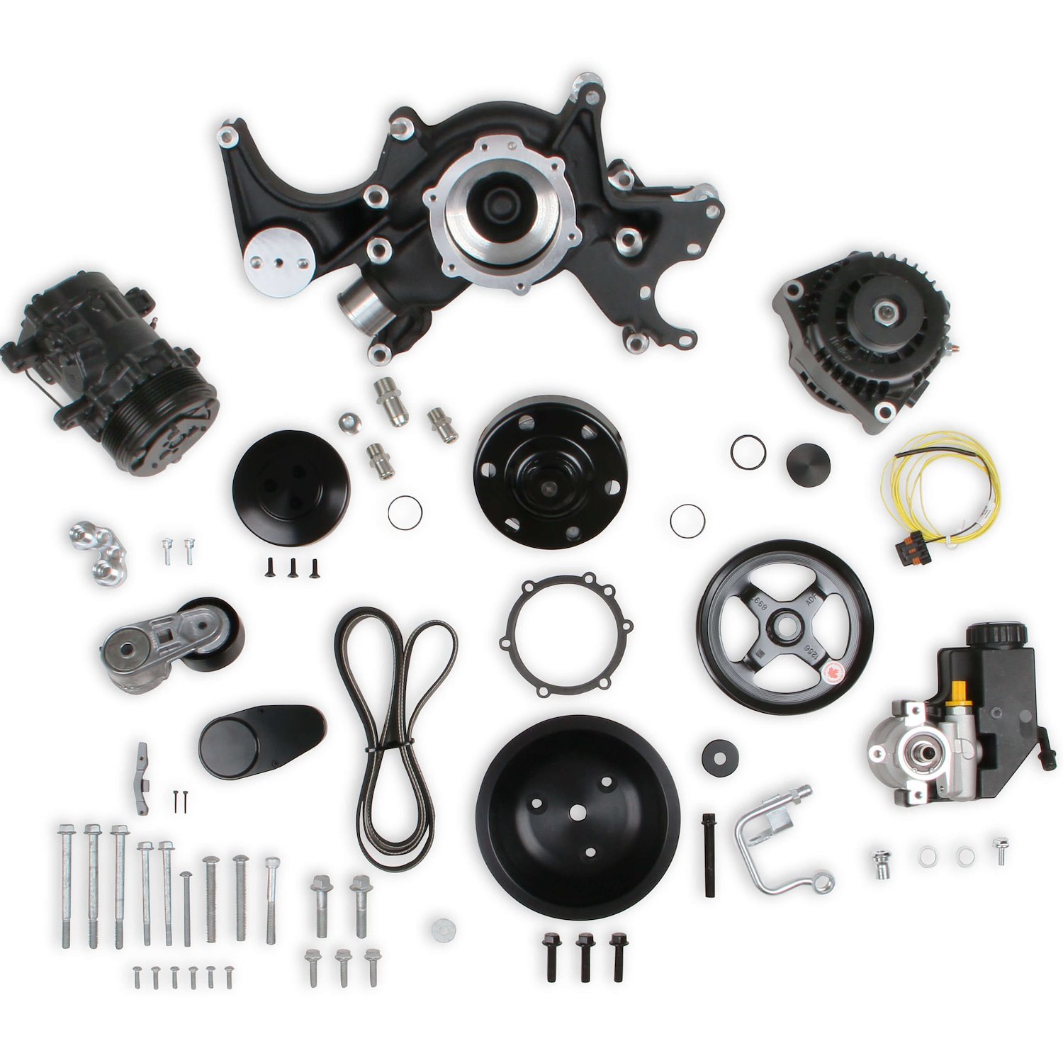 20-242BK Big Block Chevy Mid-Mount Complete Accessory Drive Kit