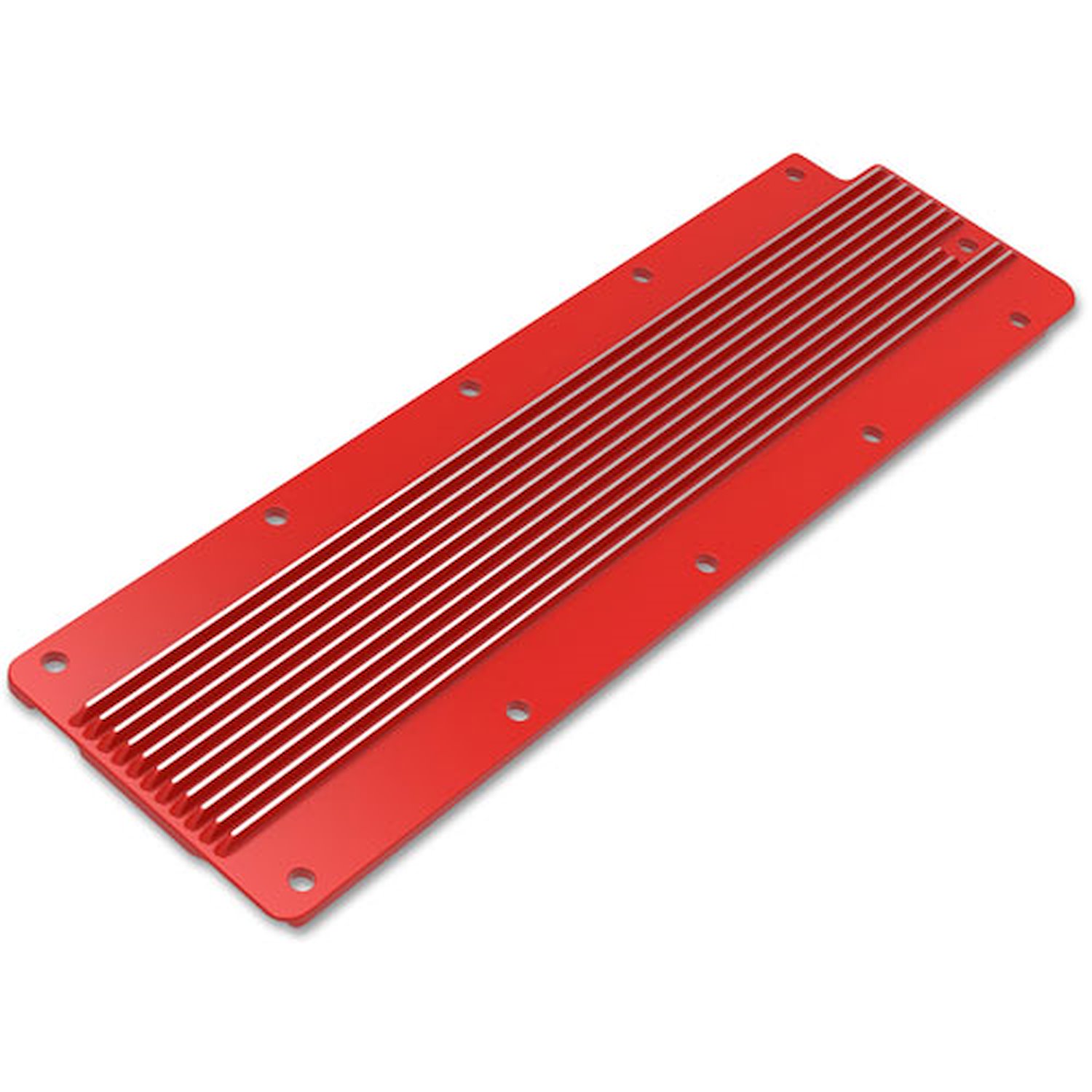 GM LS Finned Valley Cover Red