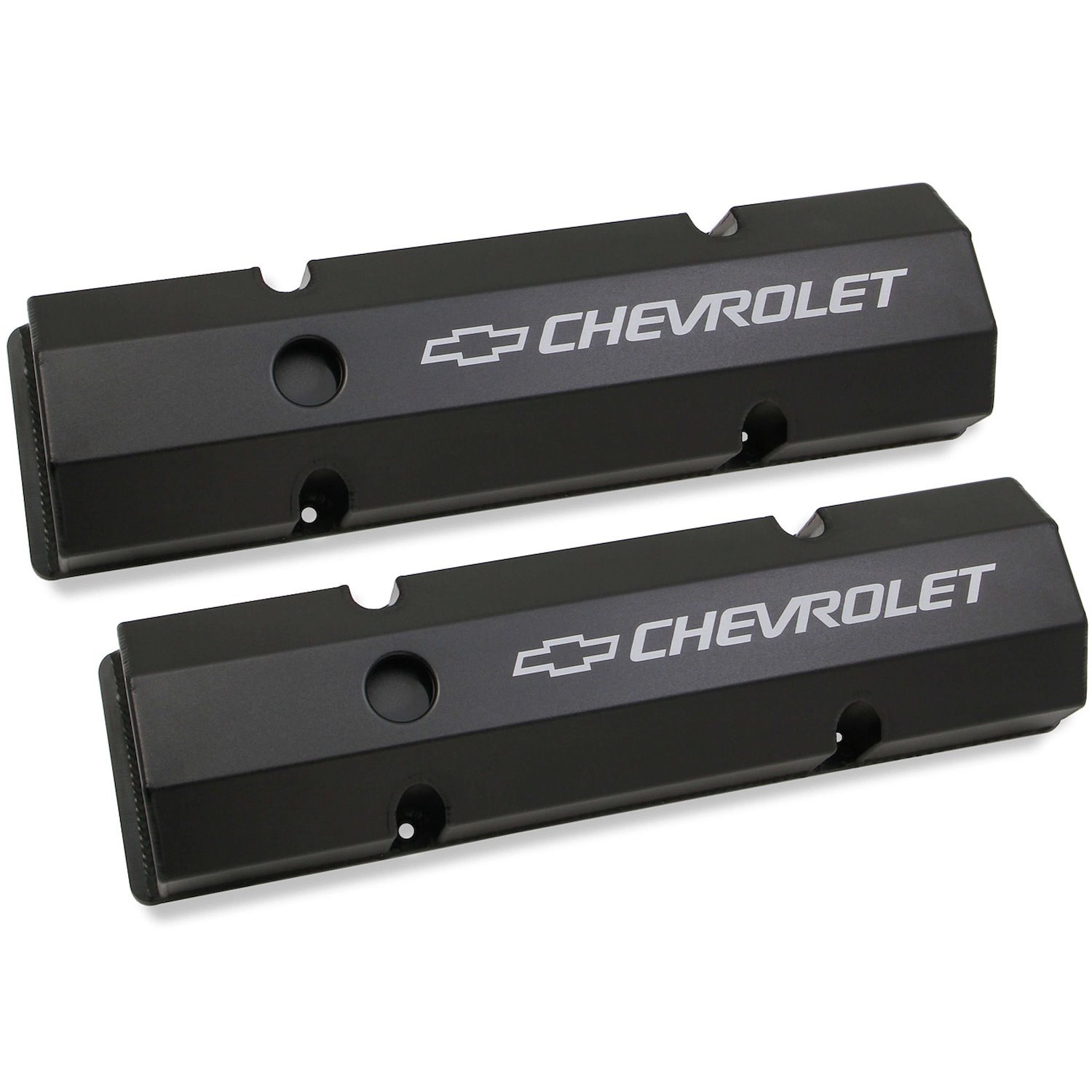 GM Track-Series Fabricated Aluminum Valve Covers [Black]