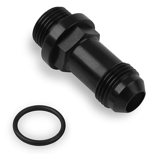 Long Fuel Bowl Inlet Fitting -8AN O-Ring Port to -8AN