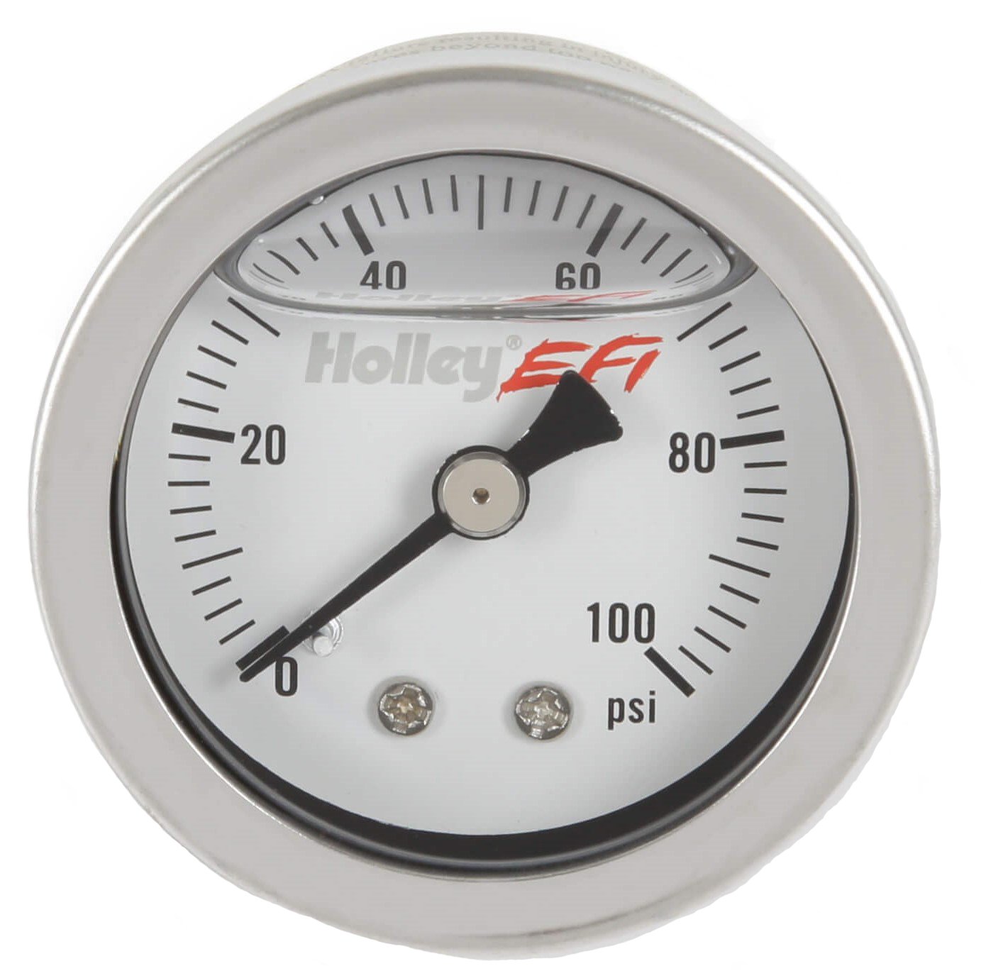 EFI Pressure Gauge 1 1/2 in. Diameter [0-100 PSI, Liquid-Filled]