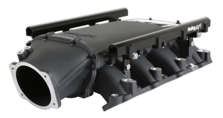 Ultra Lo-Ram Intake Manifold w/Burst Panel for Port Injected GM Gen V LT Engines (Black)