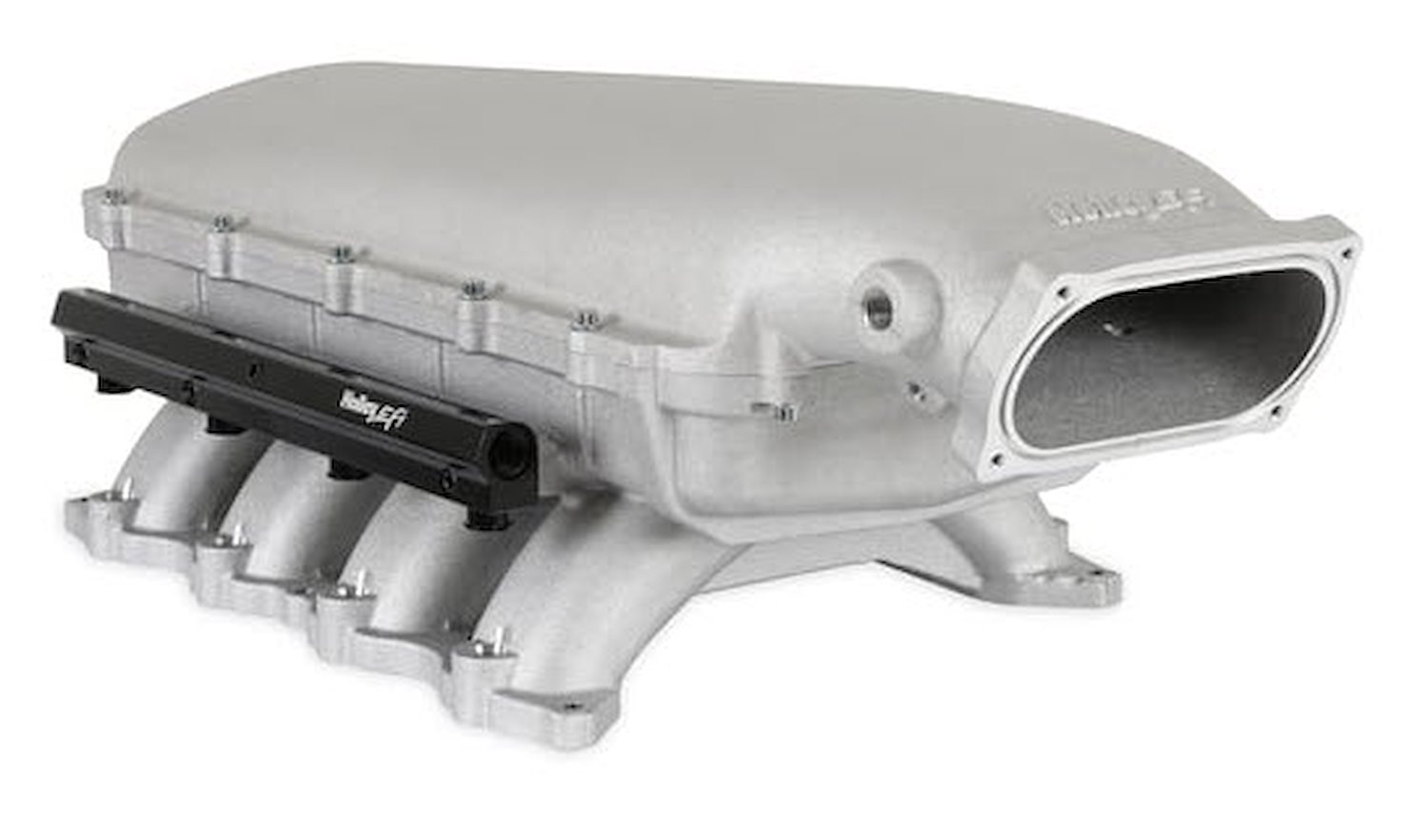300-910 Hi-Ram Modular Intake Manifold for Ford Coyote Engines w/150mm x 66mm Single Oval Throttle Body (Natural)