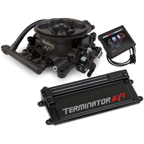 Terminator EFI 4bbl Throttle Body Fuel Injection System With Transmission Control