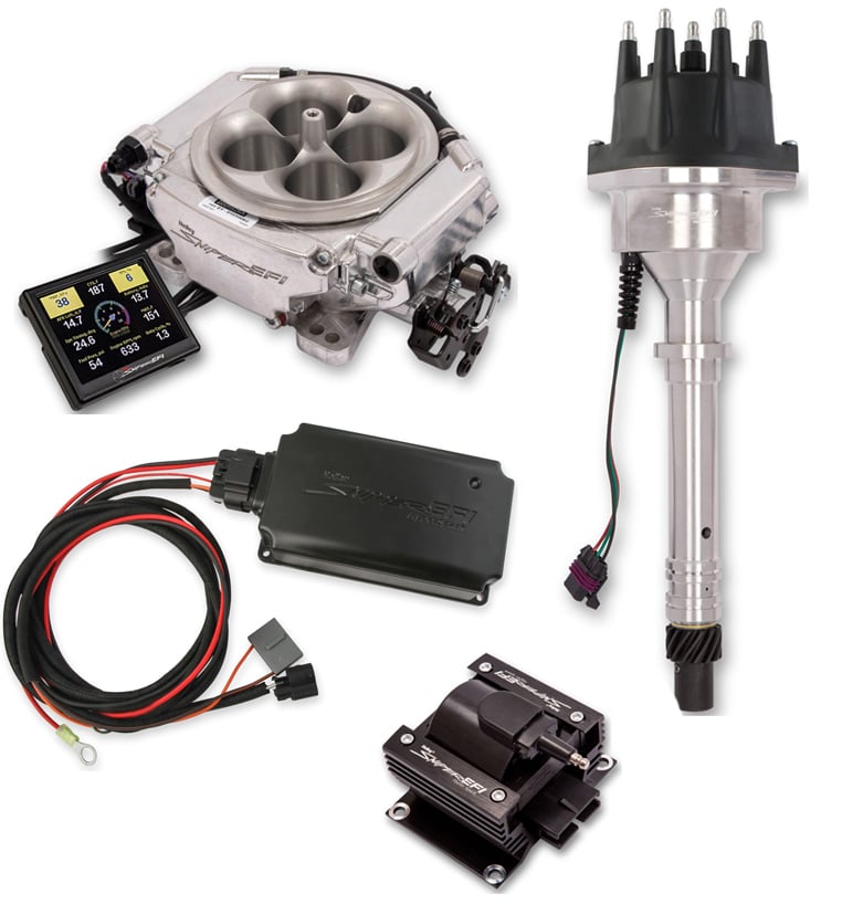 Sniper EFI XFlow 4-Injector Self-Tuning Fuel Injection System Kit