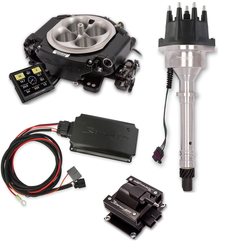 Sniper EFI XFlow 4-Injector Self-Tuning Fuel Injection System Kit