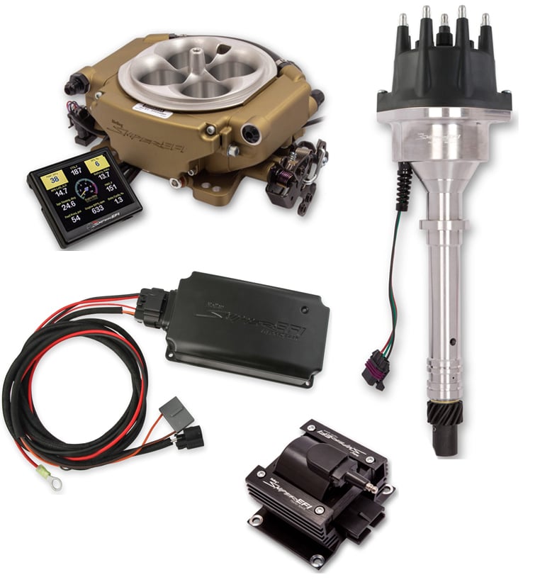 Sniper EFI XFlow 8-Injector Self-Tuning Fuel Injection System Kit