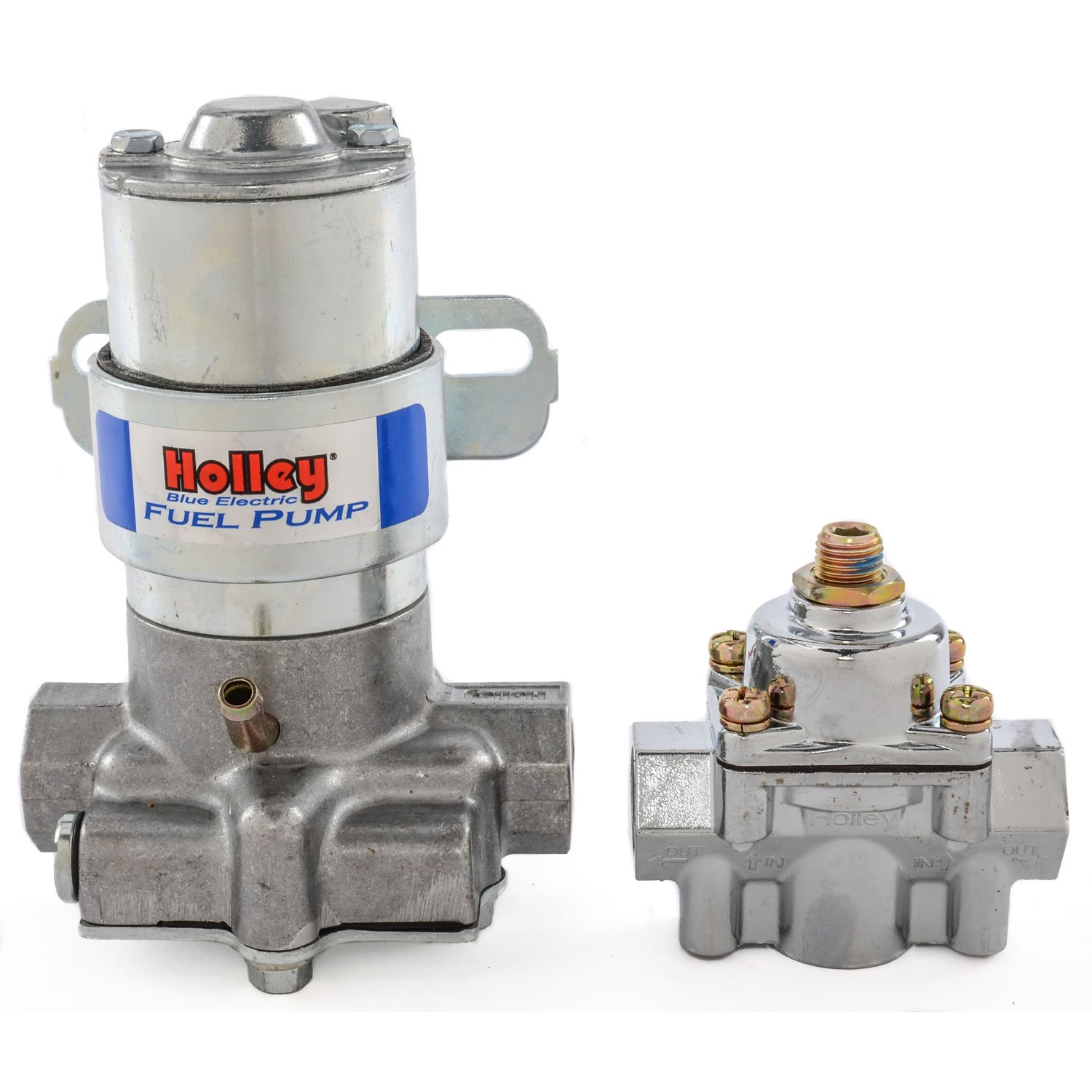 Blue Marine Max Pressure Electric Fuel Pump & Pressure Regulator 110 gph / 416 lph (free flow)