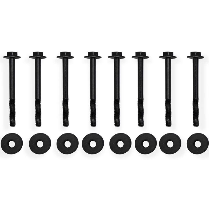 Fabricated Valve Cover Hardware Kit for GM LS Engine in Black Finish