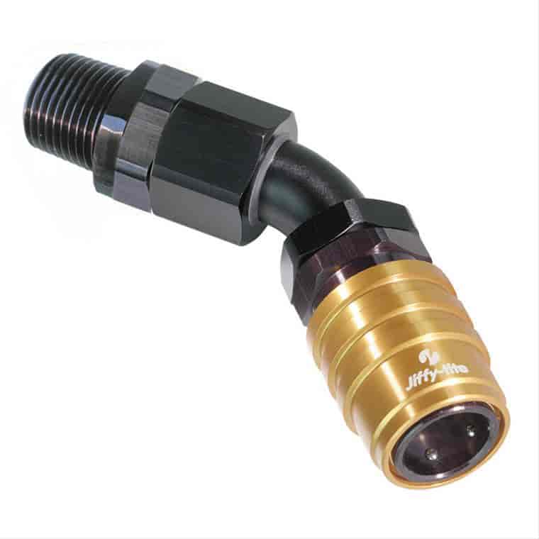 45DEG Elbow- Socket with 1/8IN. NPT Male- Non-Valved EPDM Seals