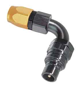 2000 Series Plug -4AN 90° Reusable Nut Hose End
