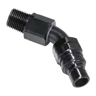 45DEG Elbow- Plug with 1/8IN. NPT Male- Non-Valved EPDM Seals