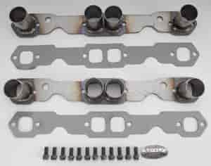 Header Flange Kit with Stubs Small Block Chevy 262-400