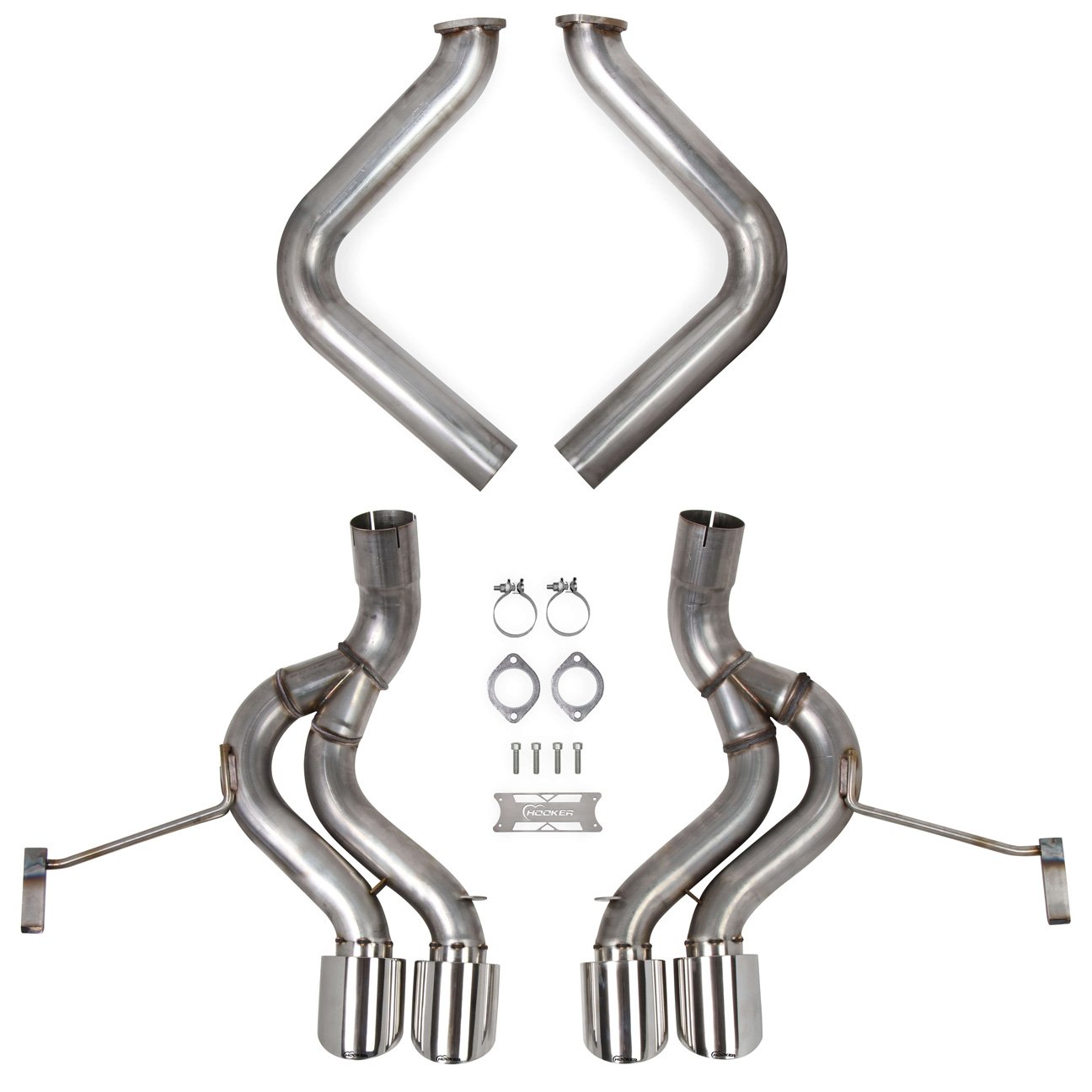 70401344-R Blackheart 3 in. Axle-Back Exhaust Kit without Mufflers for 1997-2004 Chevy C5 Corvette 5.7L