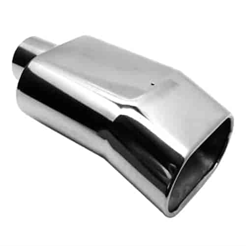 Chrome Stainless Steel Exhaust Tip Turn Up 5"