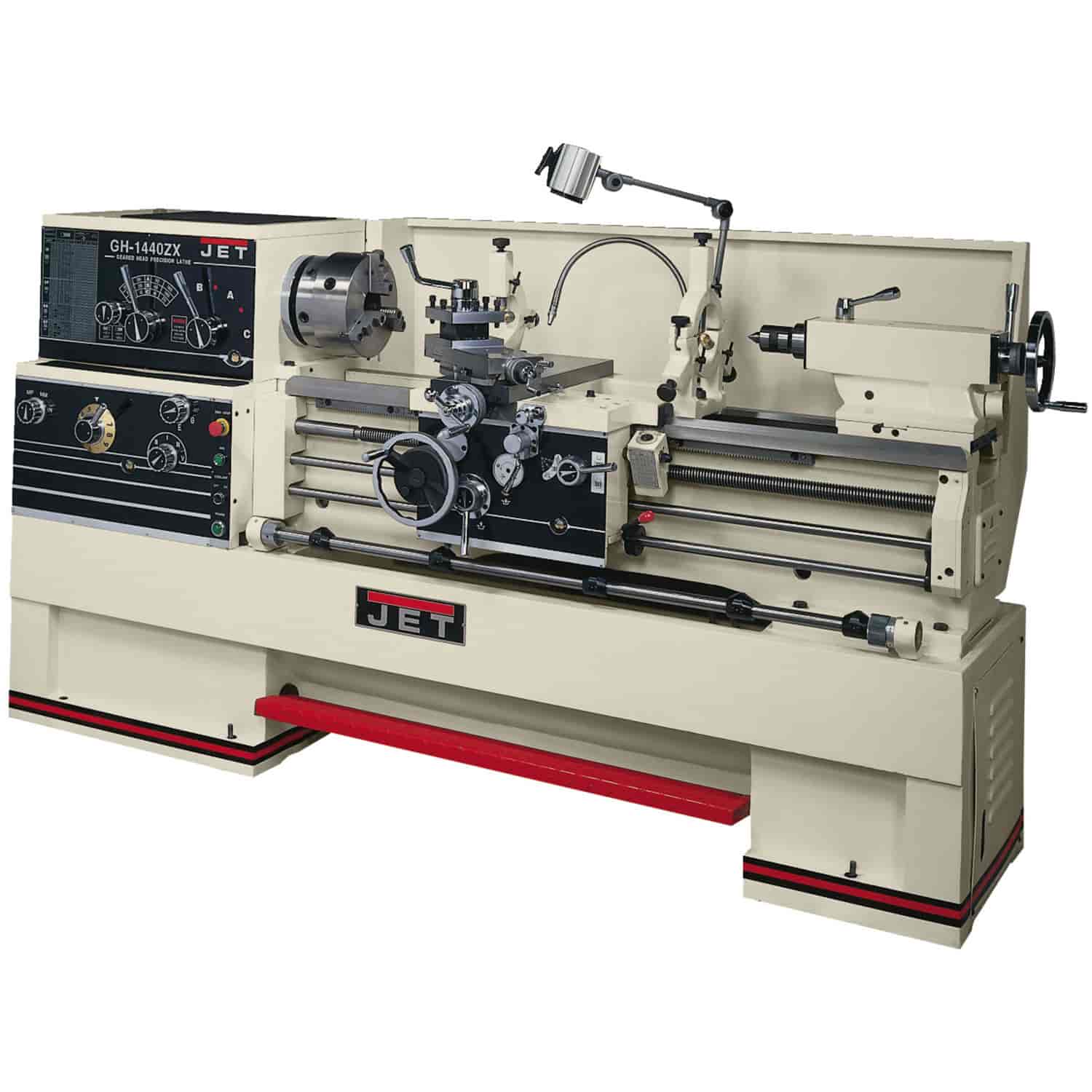 GH-1440ZX 3-1/8 Spindle Bore Geared Head Lathe