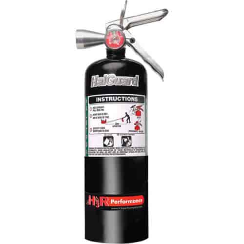 HalGuard Clean Agent Fire Extinguisher Black