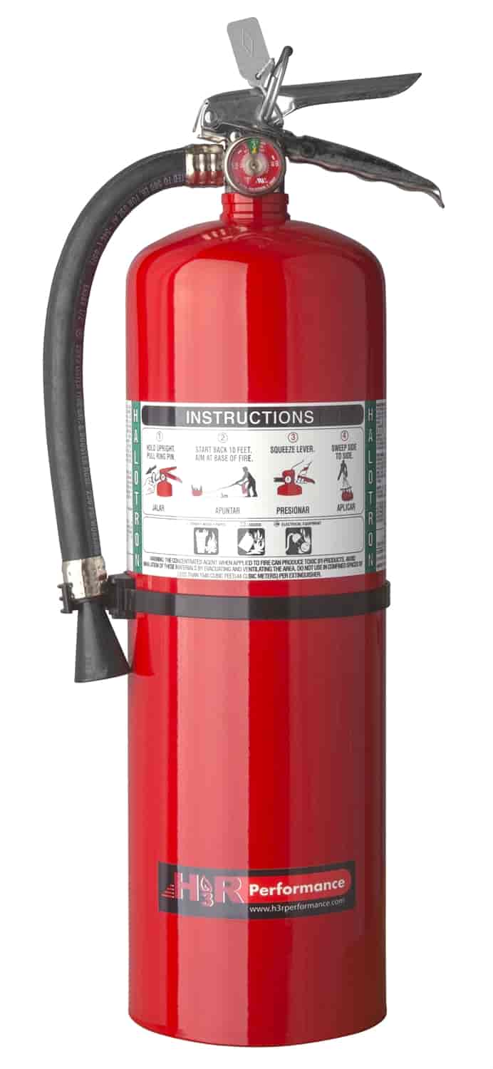 HalGuard Clean Agent Fire Extinguisher Red