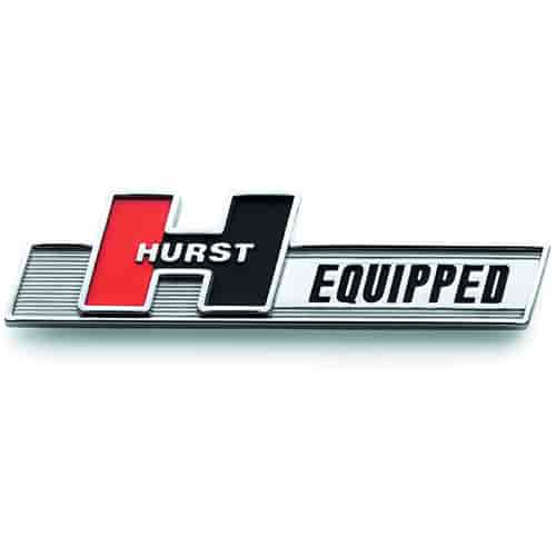" Hurst-Equipped" Plastic Emblem ABS Plastic