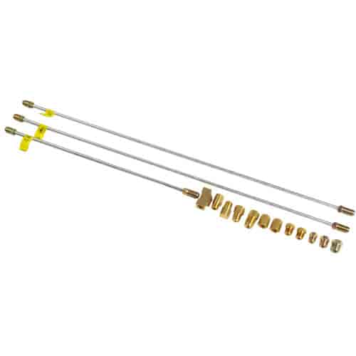 Roll Control Installation Kit Includes Brake Lines and Various Brass Fittings