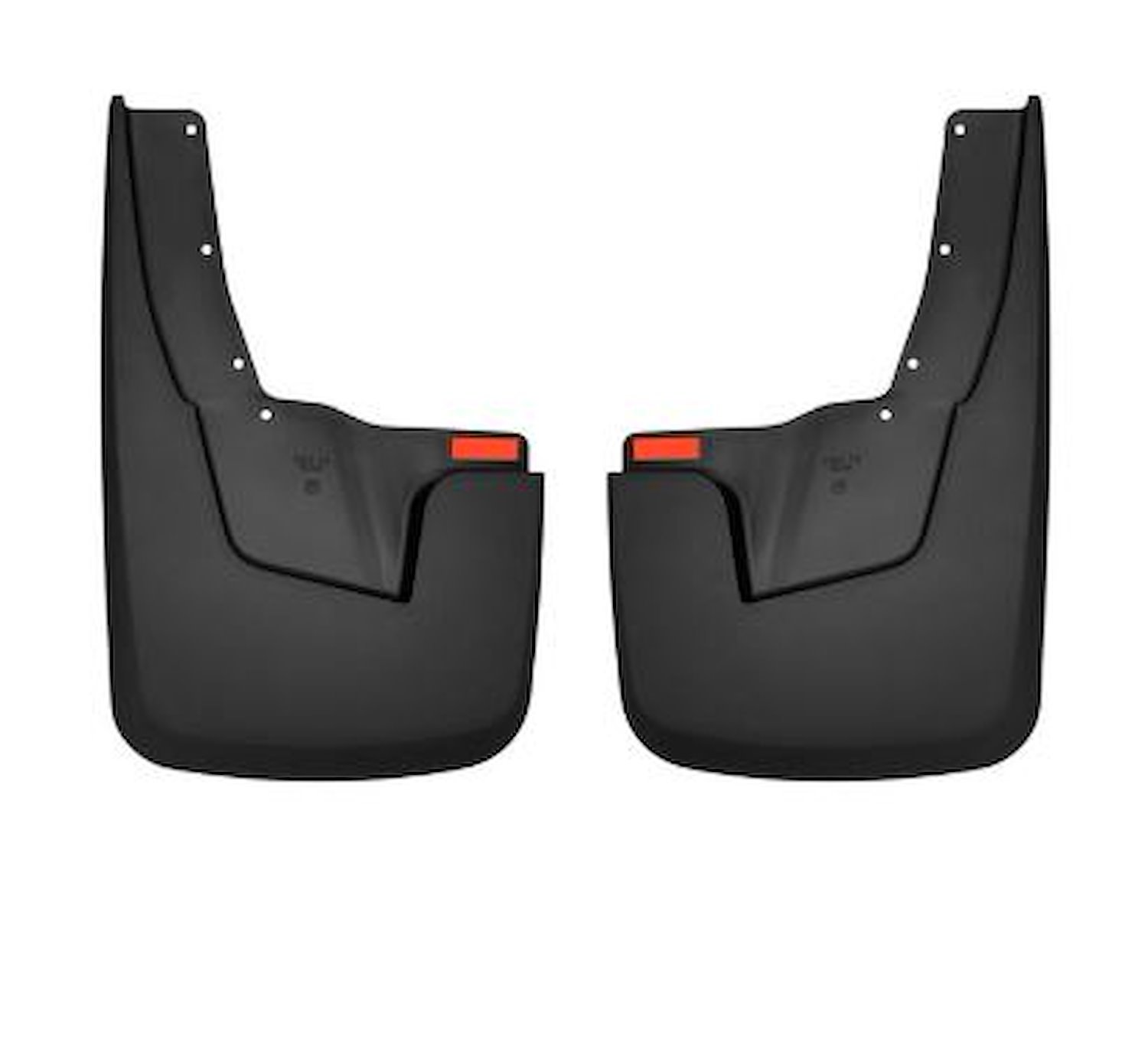 Custom Molded Rear Mud Guards for 2019 Dodge Ram 1500 with OEM Fender Flares