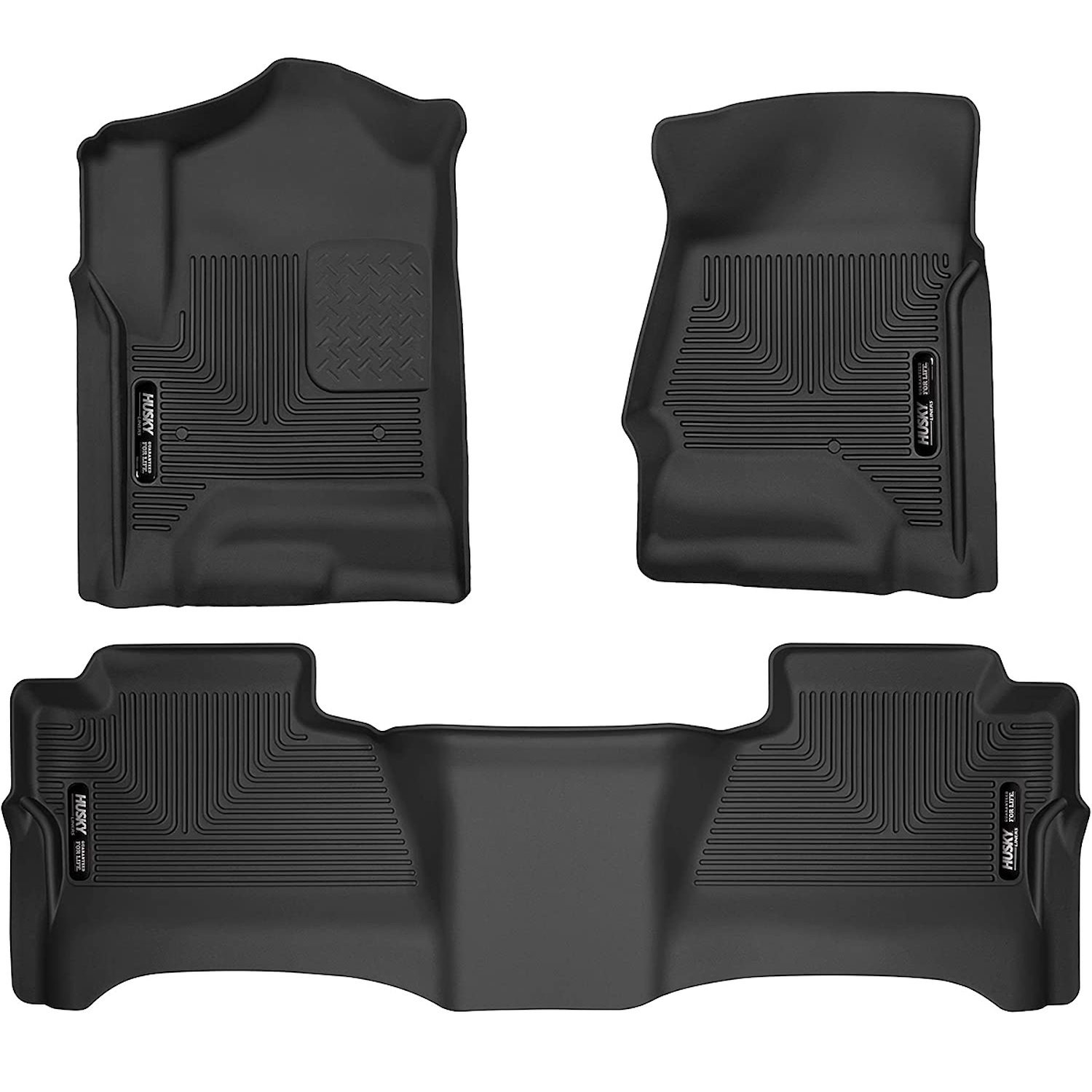 WeatherBeater Floor Liners for 2014-2018 GM 1500 & 2015-2019 GM 2500/3500 Crew Cab