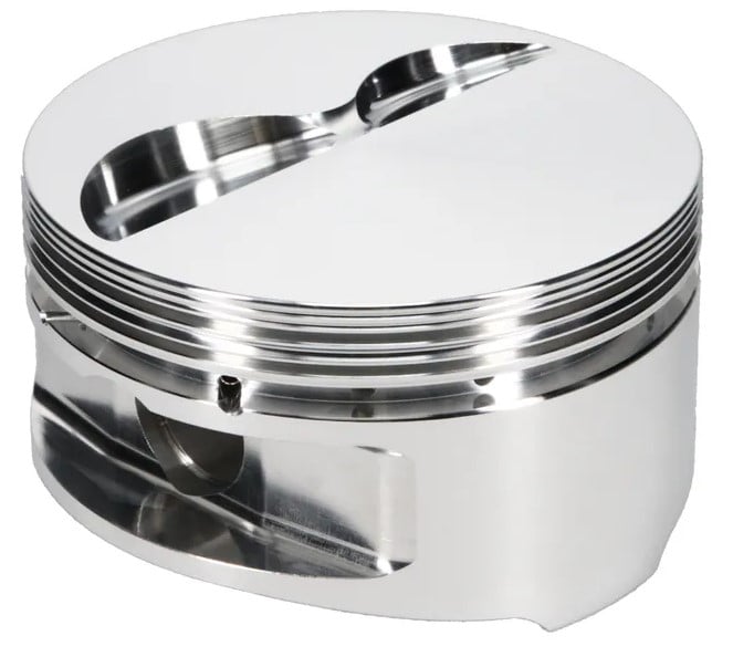 Forged Flat Top Piston Set for 362 ci. Small Block Chevy 4.060 in. Bore, 3.500 in. Stroke (350 ci. Block)
