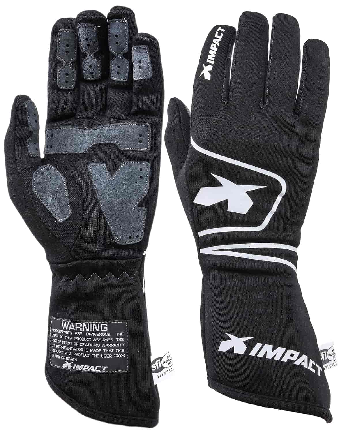 G6 Driving Gloves Large Black SFI-5