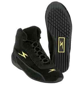 Mid-Top Black Shoes Size 7