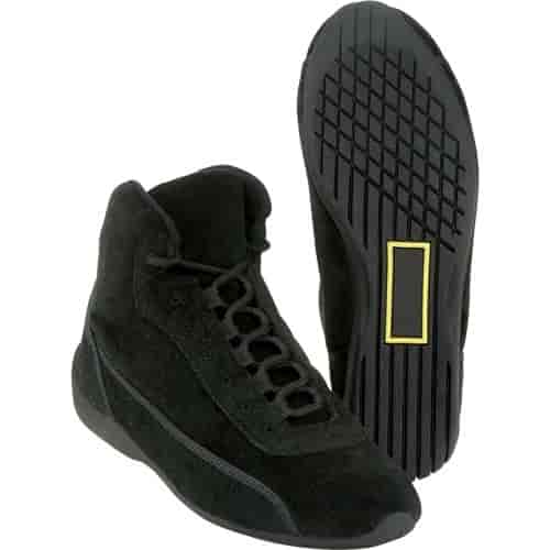 Mid-Top Black Shoes Size 11.5