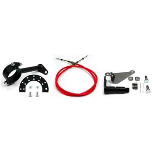 Cable Shift Linkage Kit For 2-1/4" Ford Stock Column Includes: