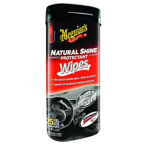 Natural Shine Protectant 25 Full Size Wipes