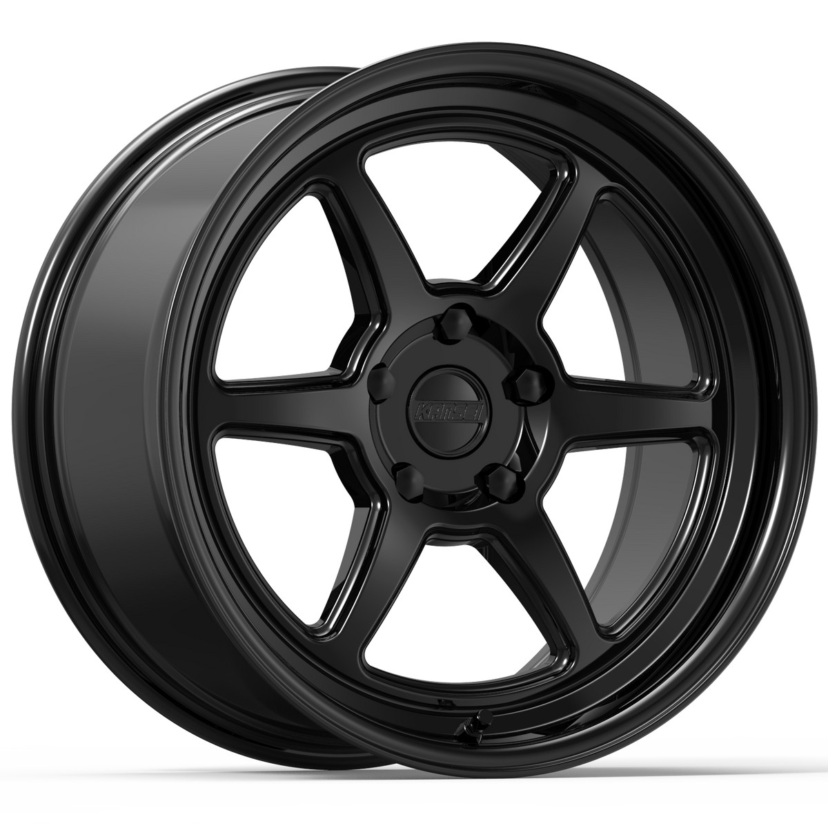 K14B ROKU Wheel, Size: 18" x 10.50", Bolt Pattern: 5 x 112 mm, Backspace: 6.22" [Finish: Gloss Black]