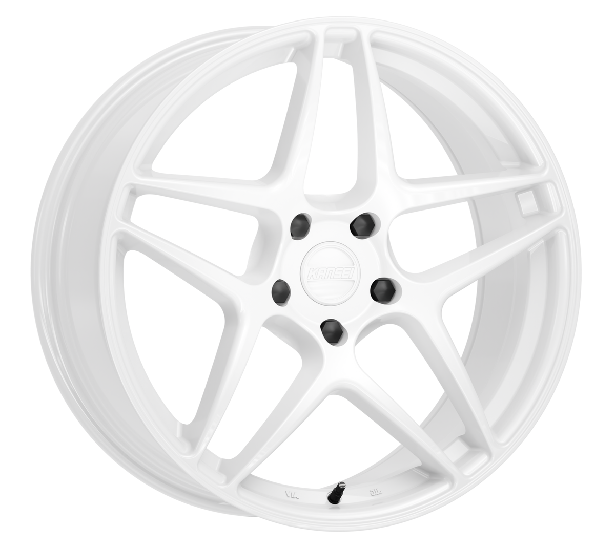 K15W ASTRO Wheel, Size: 19" x 10.50", Bolt Pattern: 5 x 114.300 mm, Backspace: 6.22" [Finish: Gloss White]